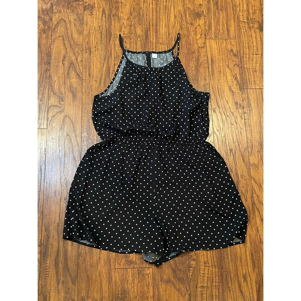 OLD NAVY ROMPER Womens Sleeveless Surplice Wrap Front One Piece Size L Large - Picture 1 of 7